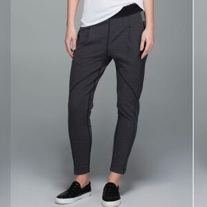Lululemon All in Pant Jogger Pants Size 8 Heathered Black